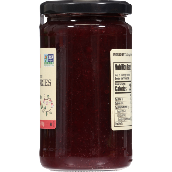 Canned Felix Lingonberries from Duo Grocery in a label featuring bright red lingonberries and product details on the can.