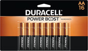 Duracell Coppertop AA Batteries with Power Boost Ingredients, 16 Count (Pack of 1) Long - lasting Alkaline Double AA Battery for Household and Office Devices - BACKUPMYFILESNOW
