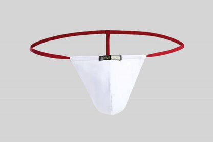Ice silk half sheath single T-back men’s underwear in a smooth, minimalist design