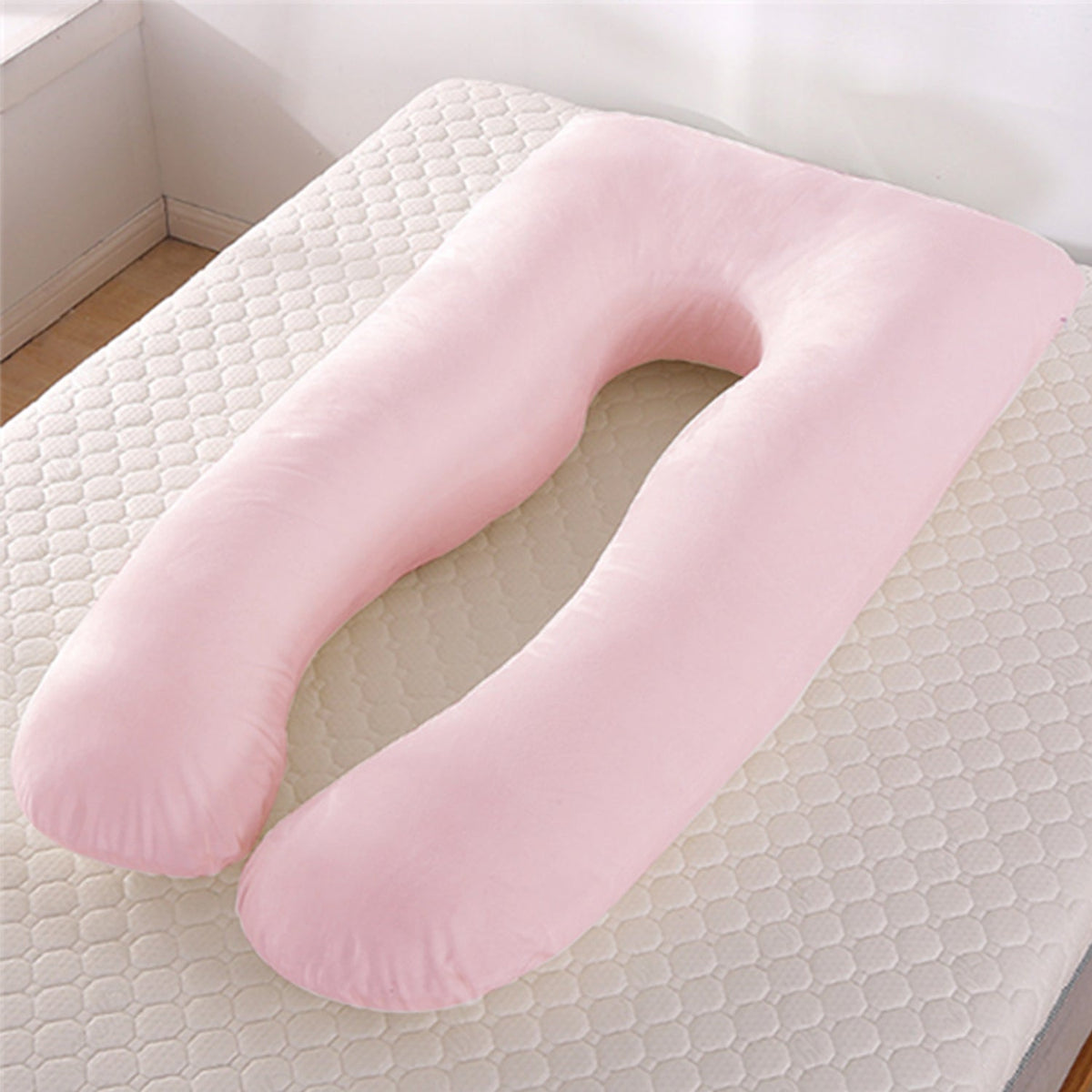 U-shaped ice silk maternity pillow for pregnant women, summer sleeping support pregnancy pillow