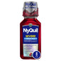 BackupsMyFilesNow Vicks Severe Cold & Flu Night Relief Berry 8 oz bottle with label and cap on a white background
