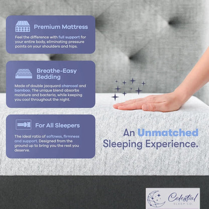 Cooling Gel Memory Foam Twin Mattress for Ultimate Comfort