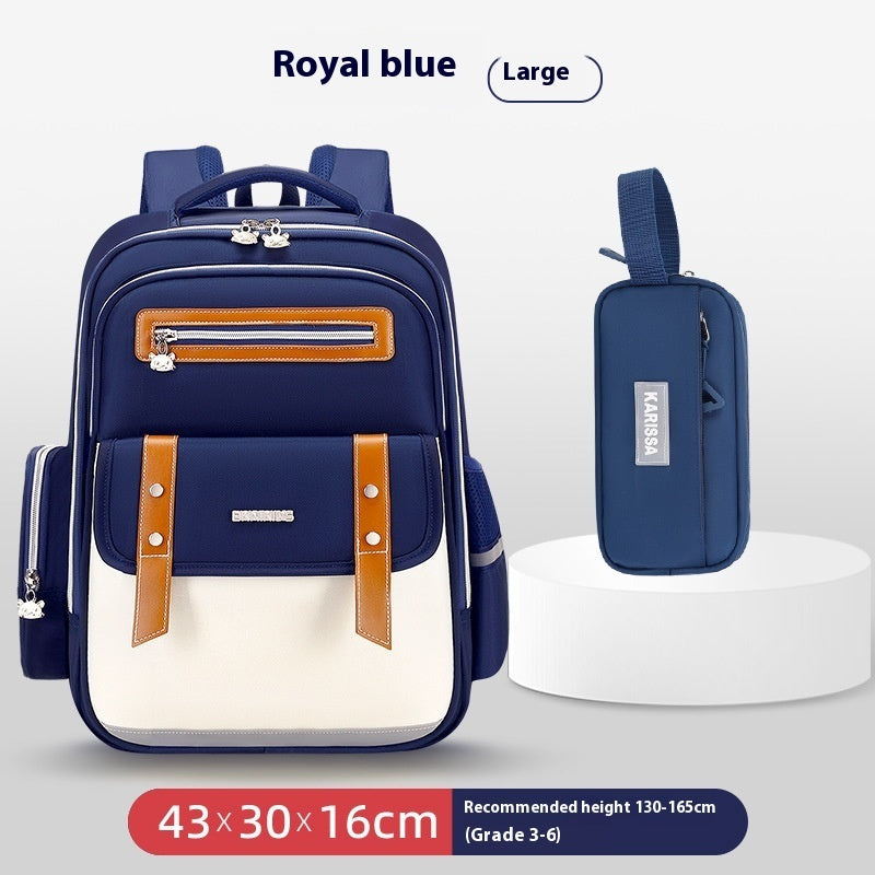 Oxford cloth children's schoolbag large capacity backpack in a durable, practical design