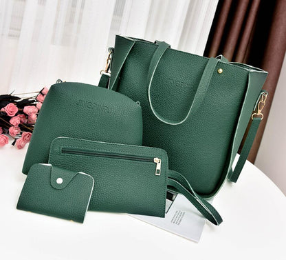 4-Piece Set of Trendy Women's Shoulder Bags