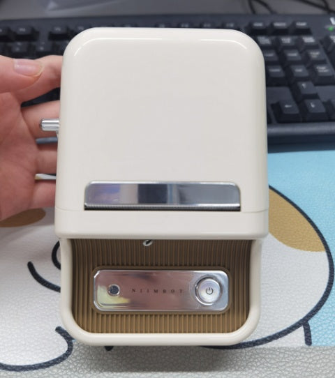 Pick Up Label Printer mini printer in compact white design