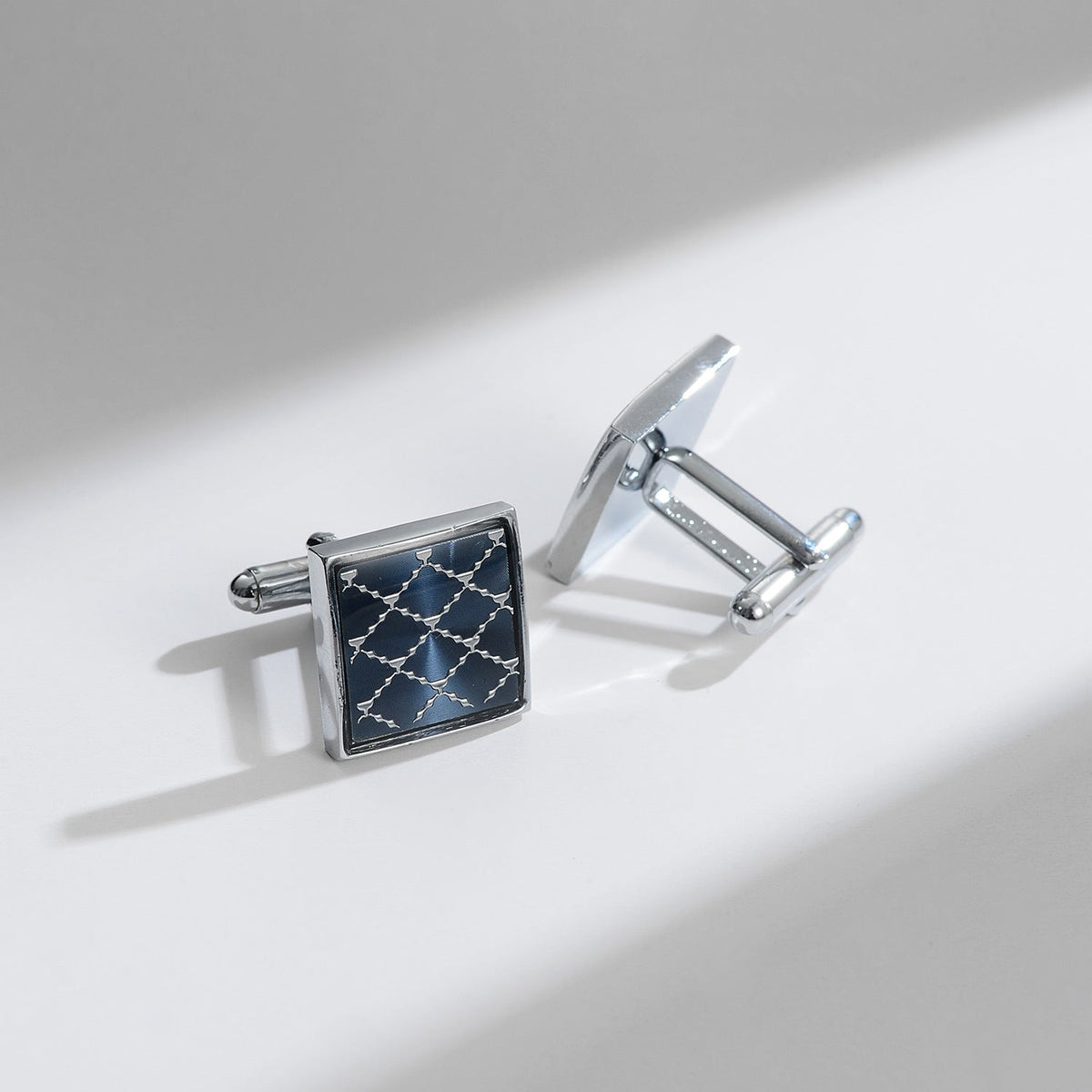 Daily Darcy New Retro Patch copper cufflinks with a vintage-inspired design