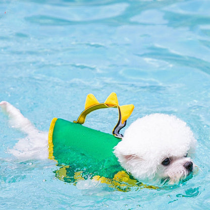 Dog swimming life jacket in small, medium, and large sizes by My Store