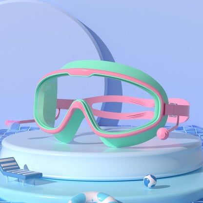 Large-frame waterproof non-fogging swimming goggles by My Store