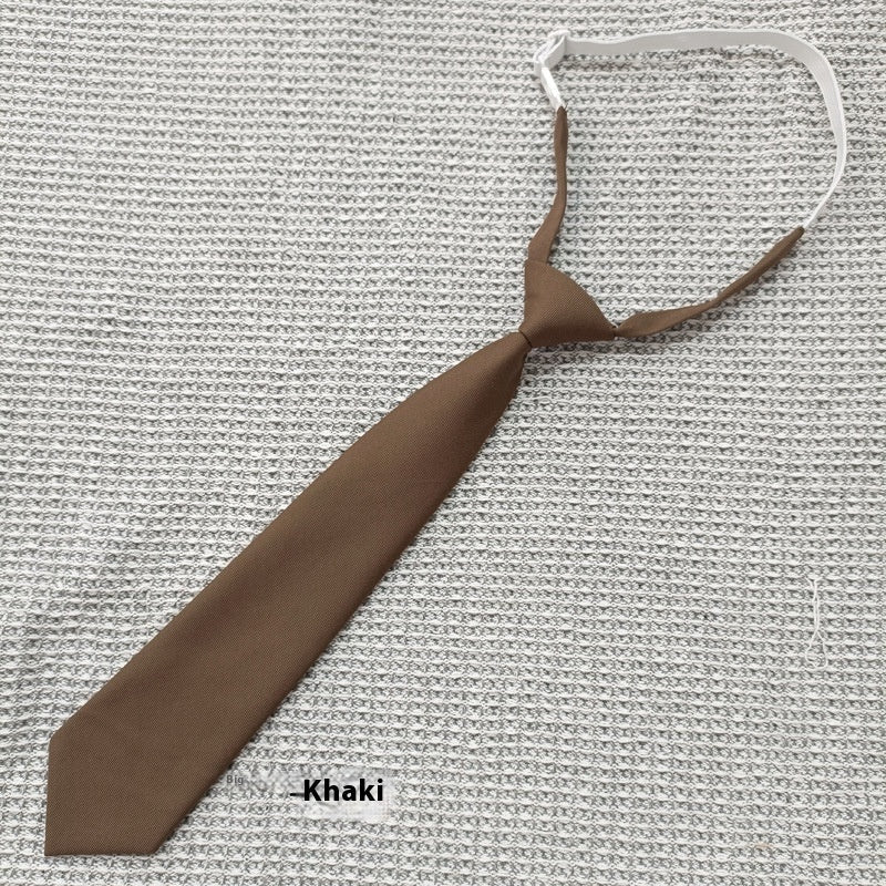 Solid color navy blue men's tie by My Store, shown flat for a clear view of its simple design