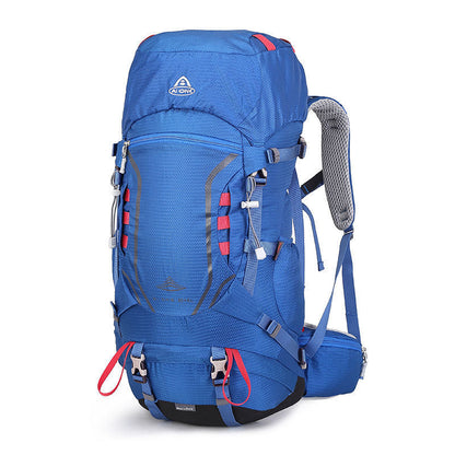 Large capacity shoulder bag hiking backpack in a durable design