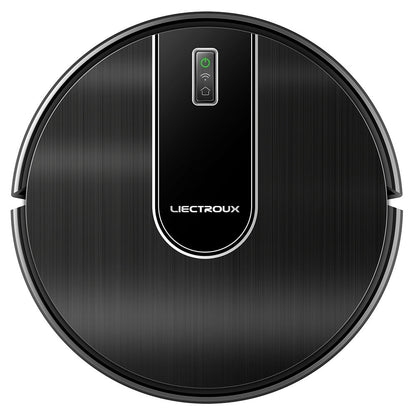 Robot vacuum cleaner by My Store, compact round design shown from above