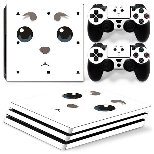 Cartoon console film sticker with hipster personality style design