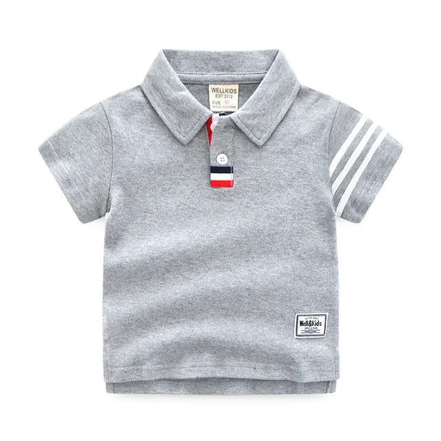 Summer Boys Cotton Polo T-shirts for Kids
