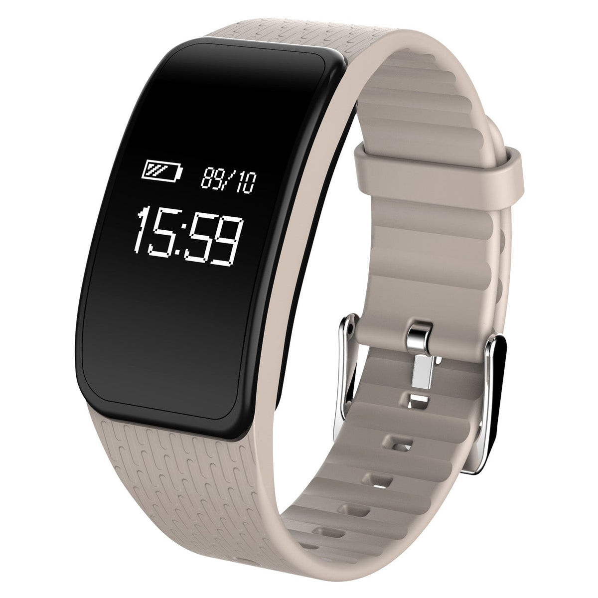 GBruno Fitness Tracker smartwatch with IP67 waterproof design, heart rate, blood pressure, sleep monitor, and pedometer for kids, women, and men