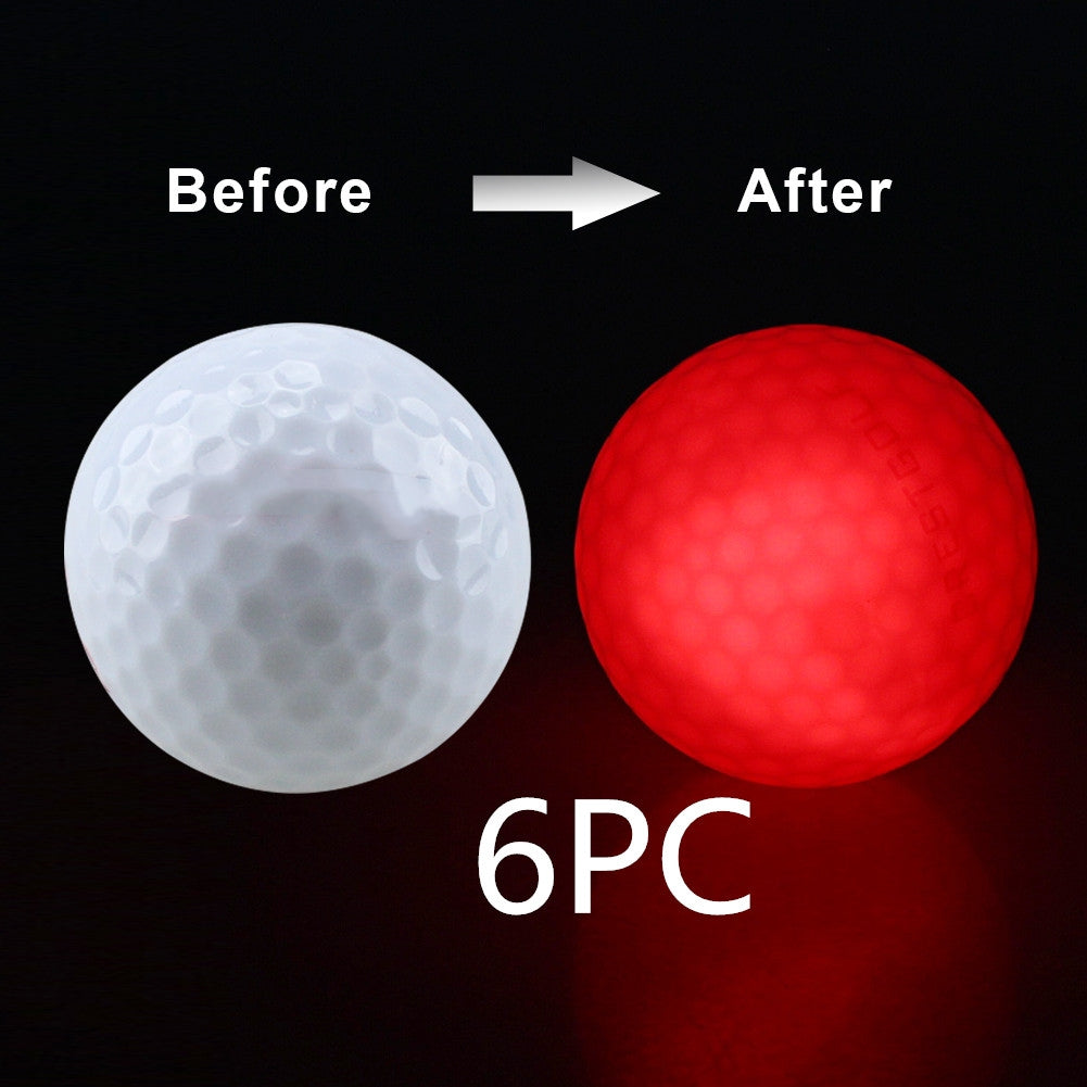Waterproof LED practice balls for night training, high-hardness material, glowing design