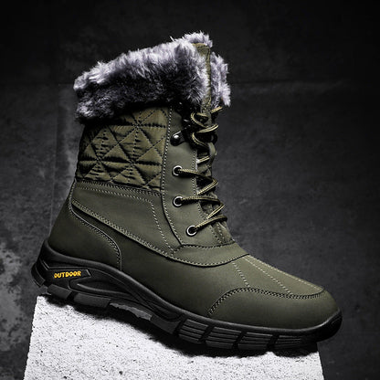 Winter plus velvet warm cotton shoes in a cozy lined design