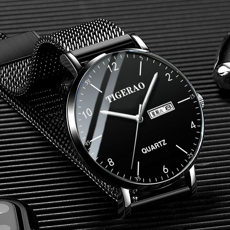 Water-resistant luminous fully automatic movement watch by My Store with analog dial and visible hands