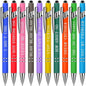 Funny Pen Set - 10 Metal Click Ballpoint Pens