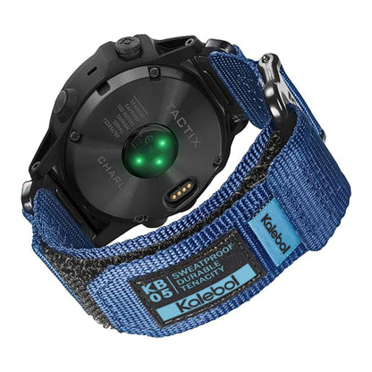 Jiaming nylon canvas wrist strap in black, adjustable loop design
