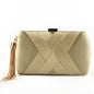 Luxury Designer Women's Tassel Clutch Evening Bag