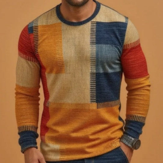 Men's 3D digital printed round neck fashion T-shirt by My Store