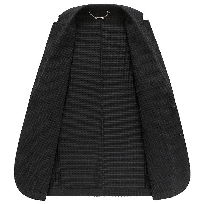 Ultra-thin casual men's suit jacket in a sleek tailored design