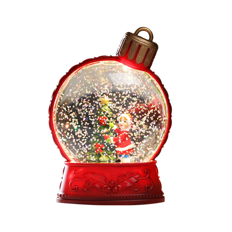 Luminous LED flame light Christmas decoration for holiday scene layout and home decor