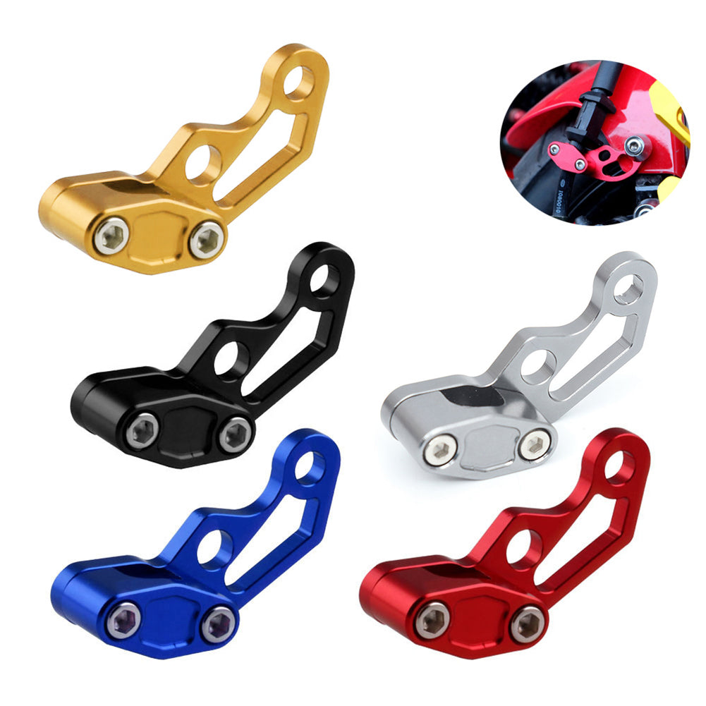 Motorcycle oil pipe clamp accessories by My Store, compact metal clamp for securing an oil hose