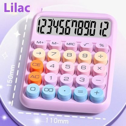 Multifunctional calculator for college students and children, compact handheld design with numeric keypad