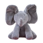 Colorful singing elephant plush toy for kids from BACKUPMYFILESNOW® featuring a cheerful expression and soft fabric.