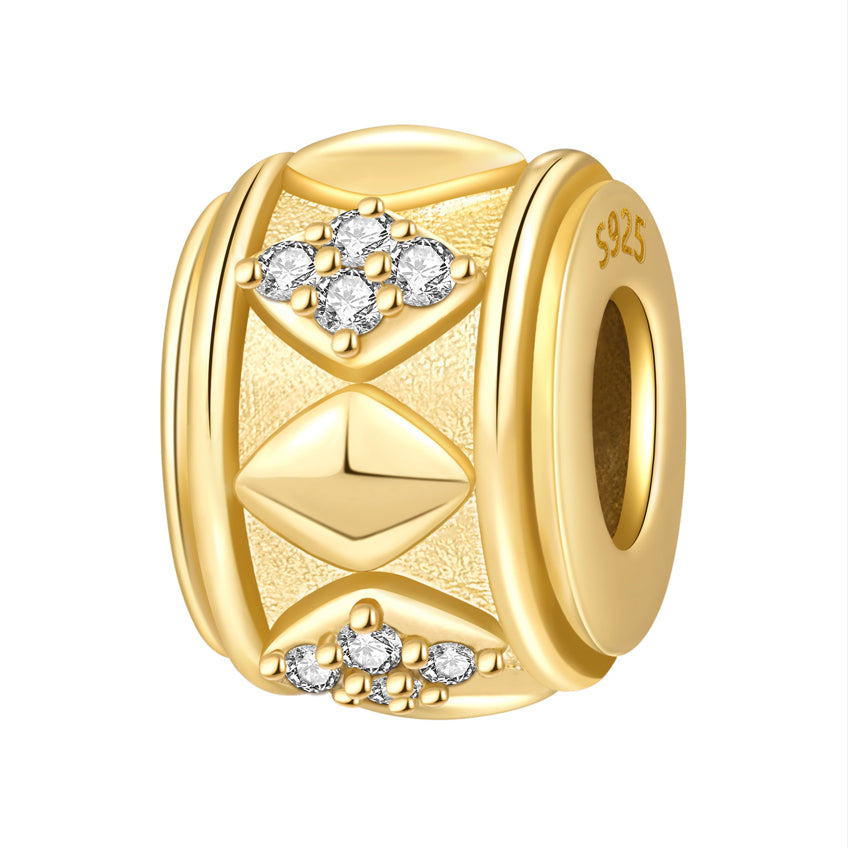 Jewelry beads pendant, close-up view of decorative bead details and pendant design