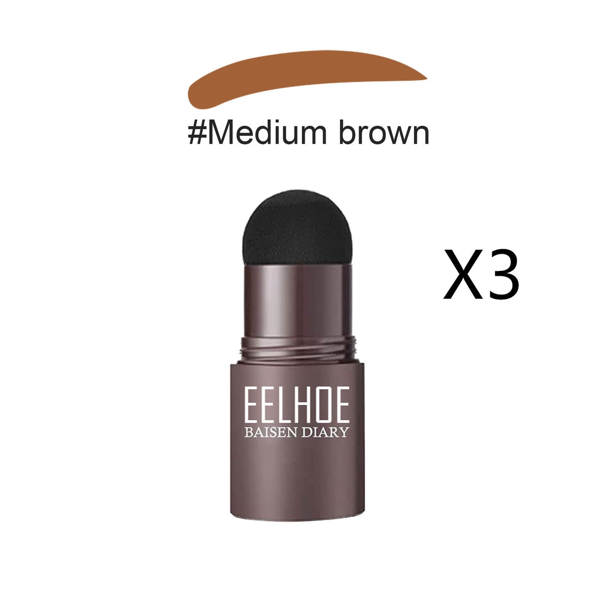 Eyebrow mold set with makeup powder for shaping and defining brows