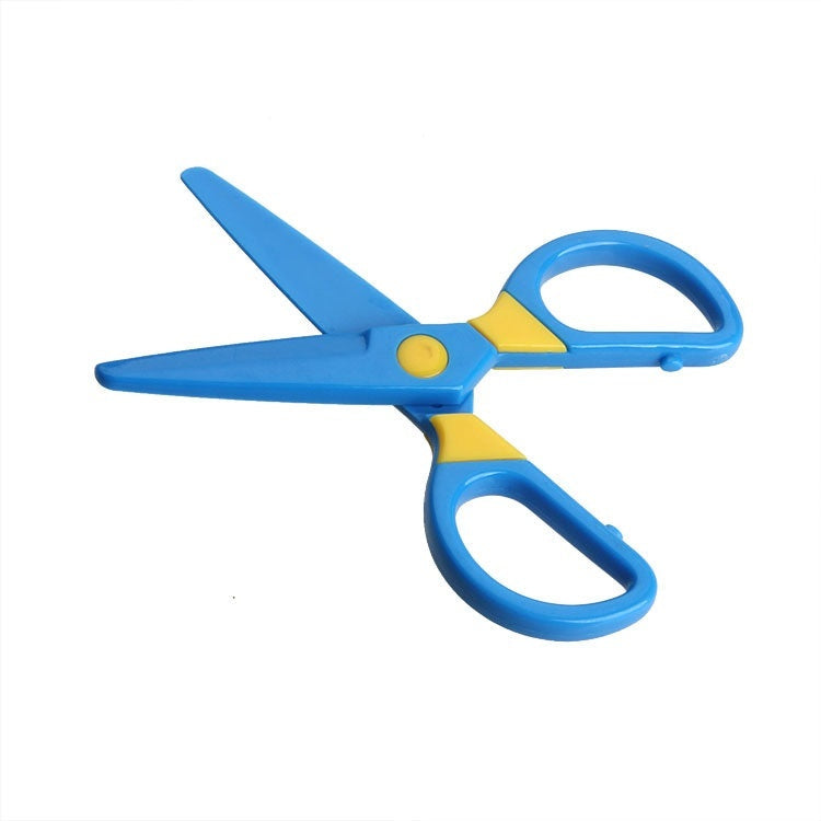 Children's educational plastic scissors from My Store, designed for safe beginner cutting practice