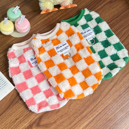 Teddy Bichon VIP traction vest for cats, shown in a soft, comfortable design