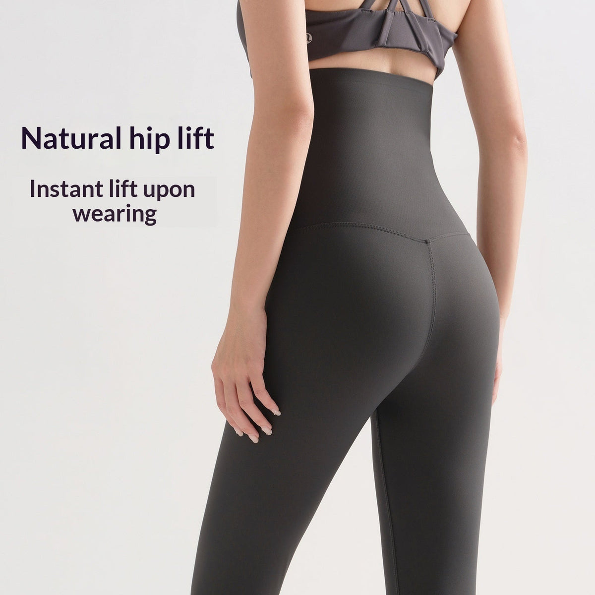 High-waisted tummy-control fitness yoga pants in a sleek, stretchy design