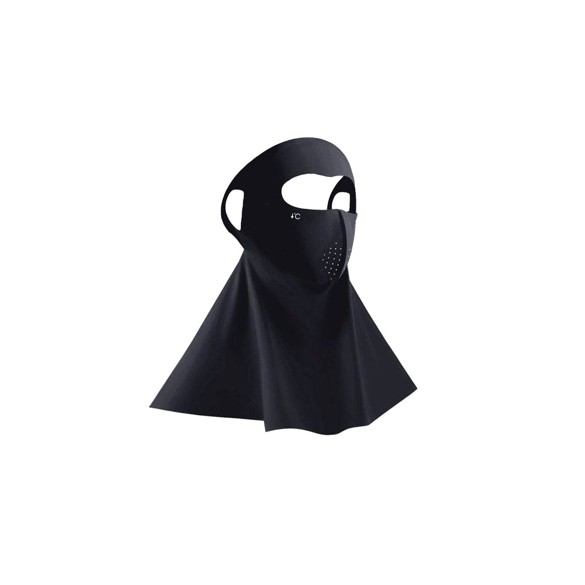 Women’s summer ice silk sun-protective face mask in a lightweight, breathable design