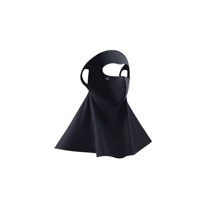 Women’s summer ice silk sun-protective face mask in a lightweight, breathable design