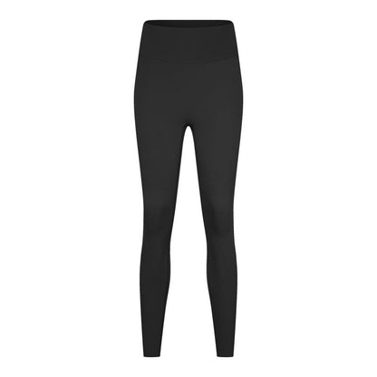 Women's high-waisted butt-lifting yoga pants with seamless design