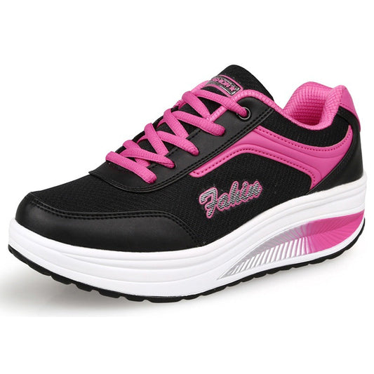 Sports mesh women's fitness shoes in breathable mesh design