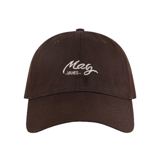 Men's And Women's Identical Solid-color Embroidered Letter May Fashion Casual Baseball Cap, Suitable For Outdoor Outings, Mountain Climbing, Fishing, And Daily Commuting.