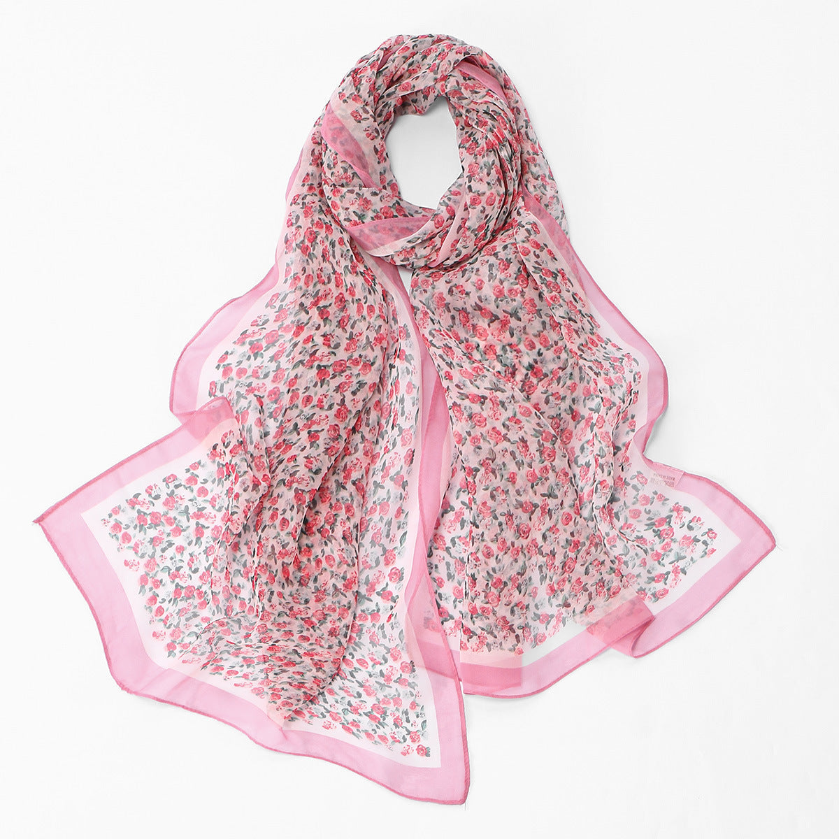 Floral elegant versatile women's fashionable outer shawl by My Store