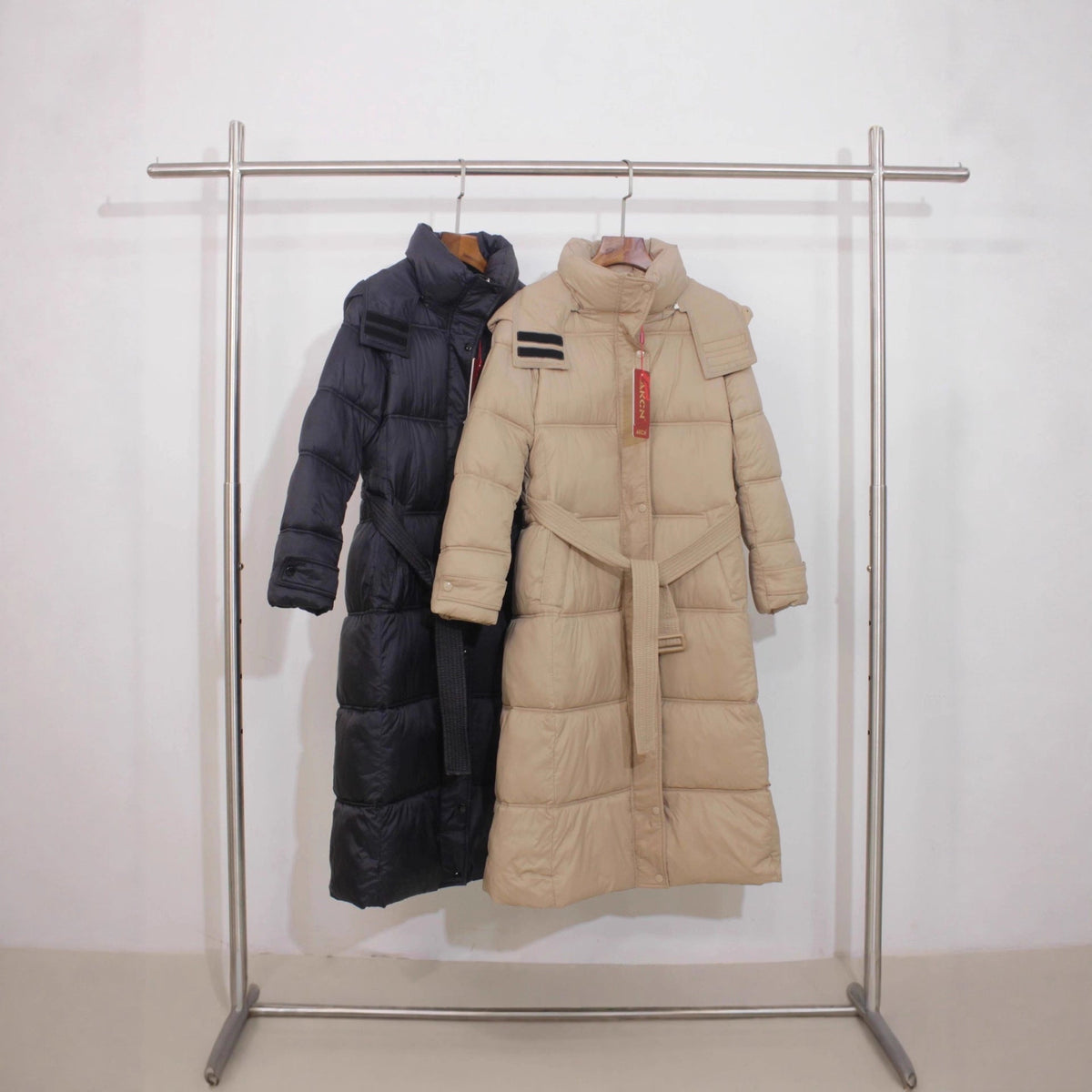 Winter women's hooded coat in tide blue by My Store