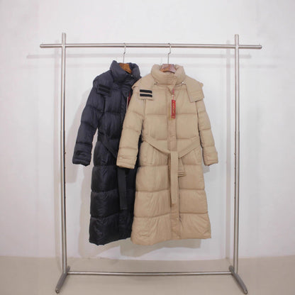 Winter women's hooded coat in tide blue by My Store