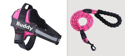 Fashion simple pet leash chest strap set, type 7 harness with matching leash