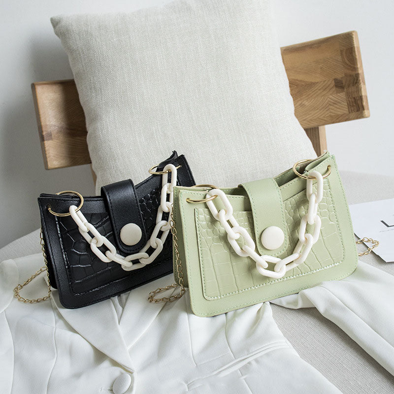 Women's stone pattern shoulder messenger bag by BACKUPMYFILESNOW® with underarm and shoulder strap, stylish and functional accessory.