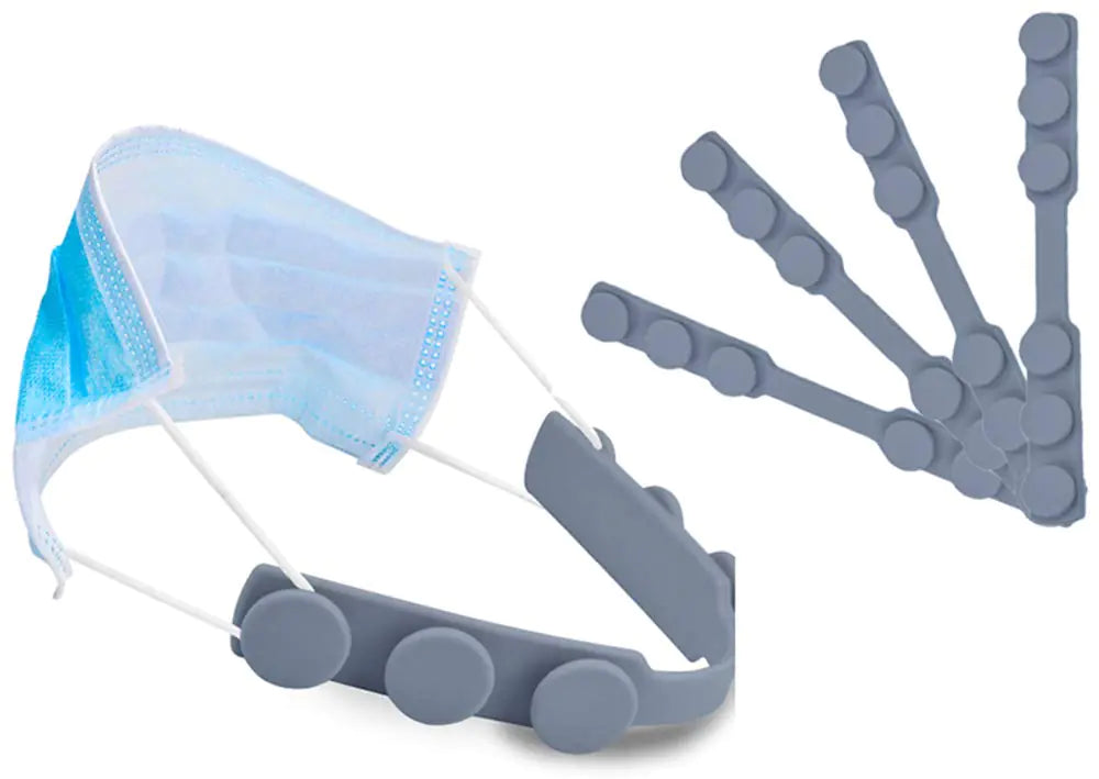 Mask Strap ExtenderAnti-Tightening Mask Holder Hook Ear Strap 2020 Update (allgrey)
