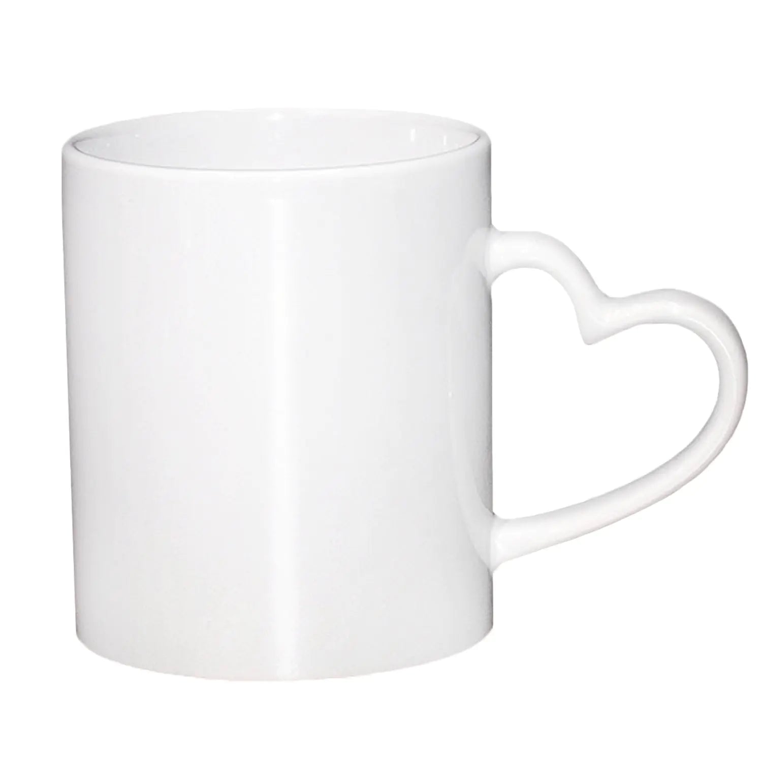 CRUMANCY 11oz White Coffee Mug Lightweight Bright Porcelain Tea Cups with Handle Elegant and Classic Ceramic Coffee Cups for Tea Hot Cocoa Milk