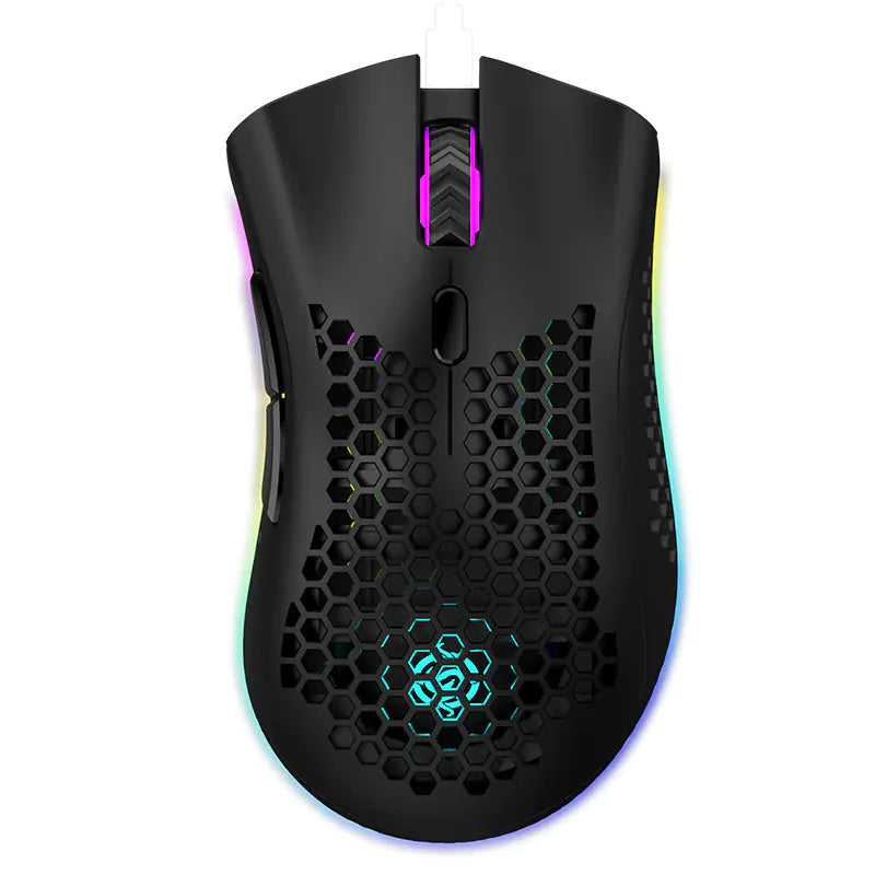 BM600 Wireless Gaming Mouse with Rechargeable Lighting