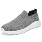 BACKUPMYFILESNOW® PPQ women's elastic slip-on sneakers with breathable fabric and comfortable fit, shown from side view.