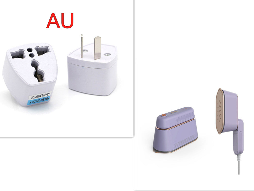 Small handheld steam iron by Sell My Stuff, compact household clothes iron for home and travel use, with a sleek design.